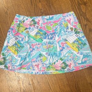 Lilly Pulitzer Athletic Skort in Wish You Were Here